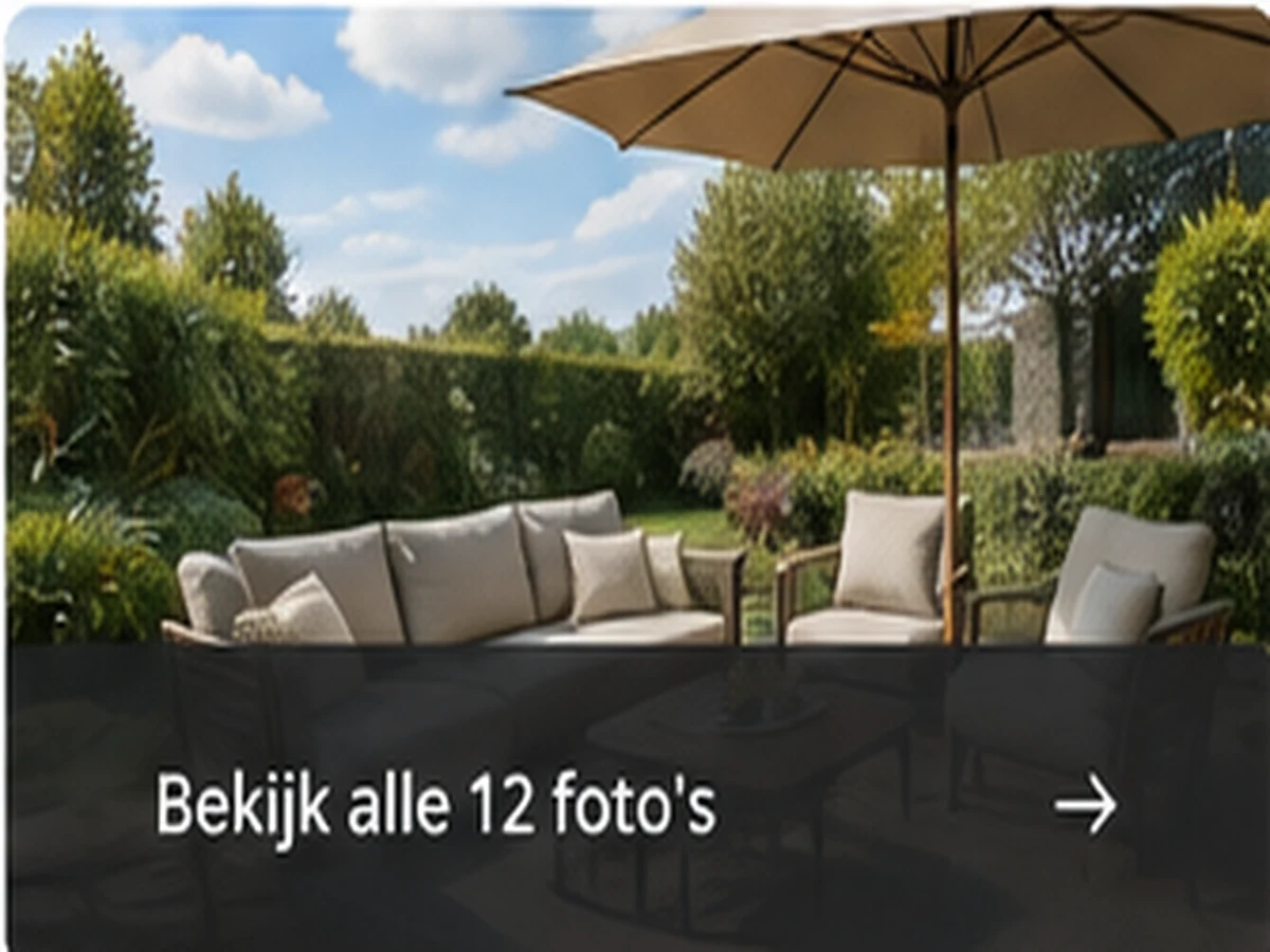 Terras en tuin